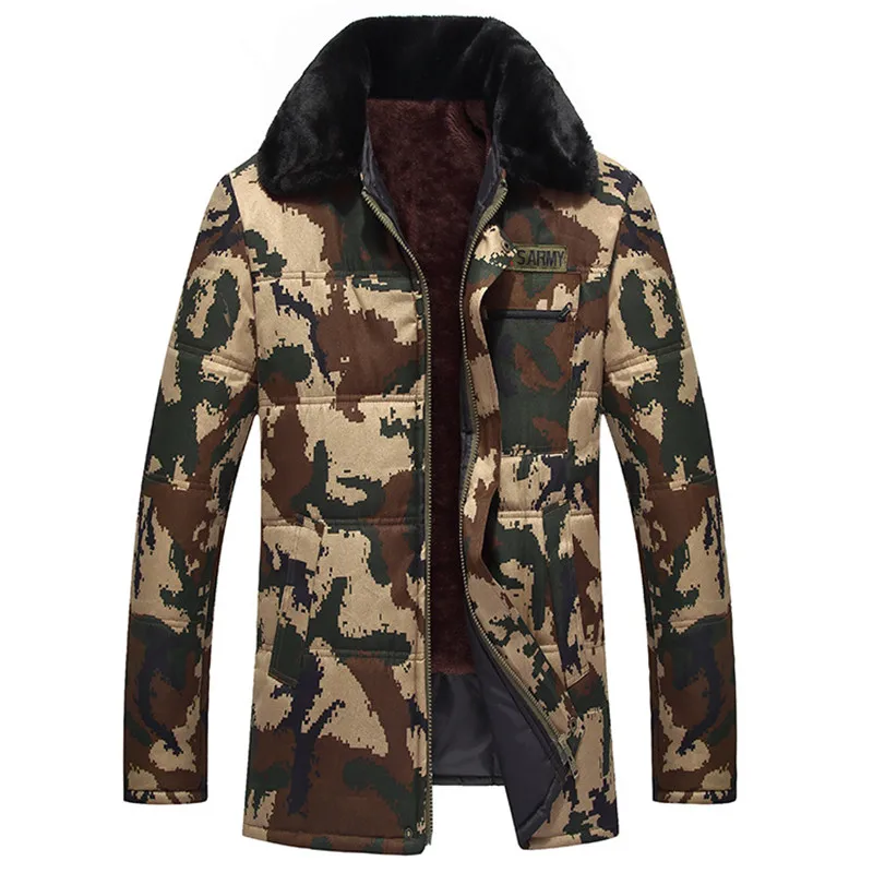 

Winter Warm Fleece Men Fishing Hunting Coats & Jackets Males Army Military Jacket Mens Camouflage Coat Tactical Casual Jackets
