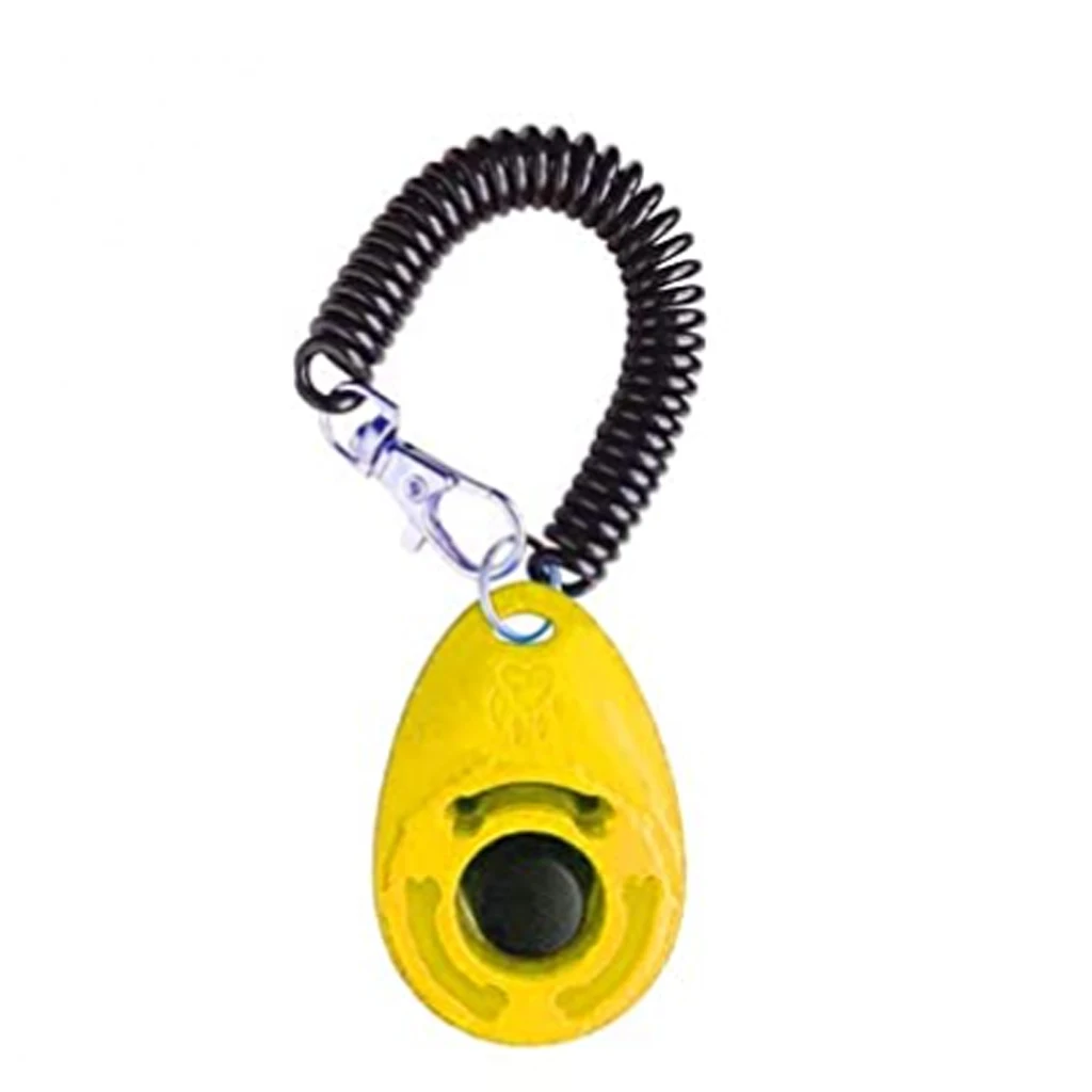 Portable Pet Dog Whistle Puppy Button Clicker Trainer Agility Aid Wrist