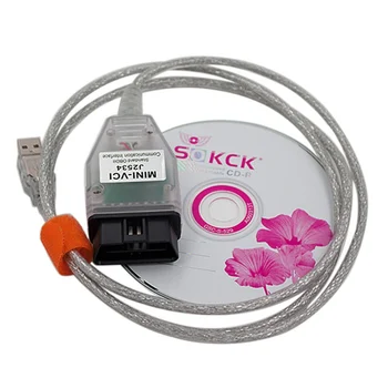 

MINI VCI Interface FOR TOYOTA TIS Techstream V13.00.022 MINI-VCI FT232RL Chip J2534 OBD2 Car Diagnostic Cable Test Line