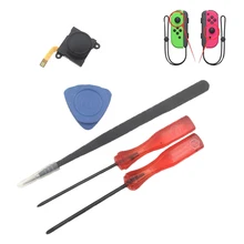 3D Аналоговый джойстик рокер Замена для nintendo Switch Joy-Con контроллер, включая Отвертки Пинцет пластиковый инструмент для ремонта