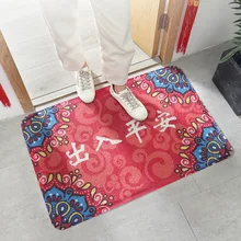 Стиль экологически чистый ПВХ вход коврик безопасный поездки провода Кольцо Дверной коврик дверной коврик