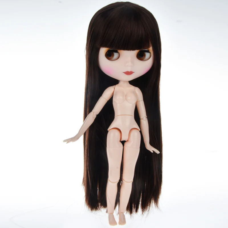 Blyth кукла Blyth матовое лицо матовая белая кожа 1/6 BJD шарнирная кукла пользовательские куклы для девочек подарок для коллекции кукол - Цвет: Matte Face 3-NBL05