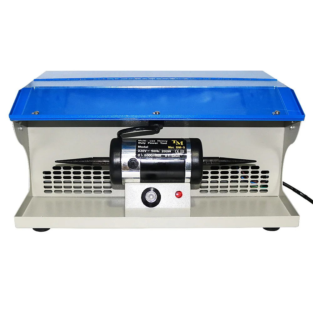 110V/220V Polishing Machine With Dust Collector Mini Polishing Grinding Motor Bench Grinder Polisher Jewelry Polisher Machine bench buffer polisher jewelry polisher benchtop buffer grinder with 2 cotton polishing wheels us plug