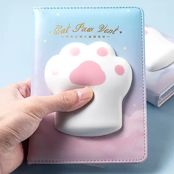 

Decompress Kawaii Notebook Cartoon Cat Stationery Soft Cute Student Books Gift Box Bullet Journal Planner Diary Sketchbook