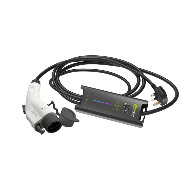 BS UK 3 контактный разъем типа 1 белый sae j1772 8A 10A ev зарядный режим 2 EVSE 5 м кабель