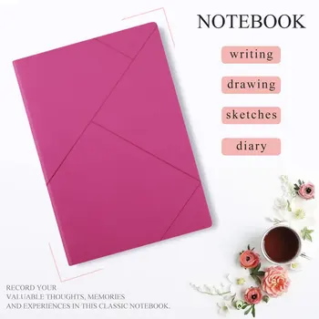 

Premium Soft PU Leather Notebook Writing Journal A5 Portable Notebook Home Daily Office Business Travel Notepad
