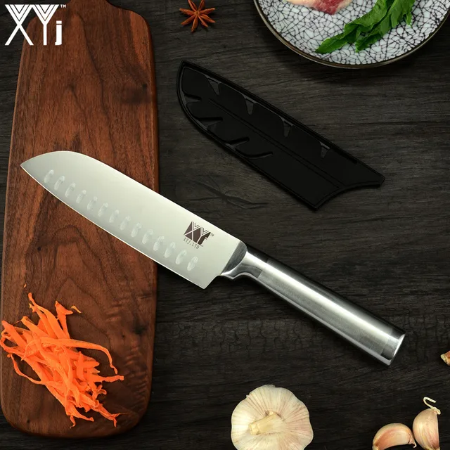 XYJ 2pcs Chefs Knife Sheath Black White 3.5-8 Inch Santoku Chef Slicing  Utility Kitchen Knives Cover - AliExpress