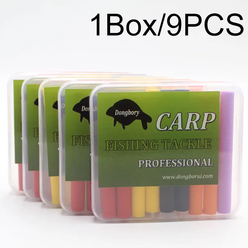 9pcs Carp Bait Pop Up Carp Fishing Boilies Bait Zig Foam Stick for Carp Rig  Chod Zig Rig Method Feeder Fishing Tackle