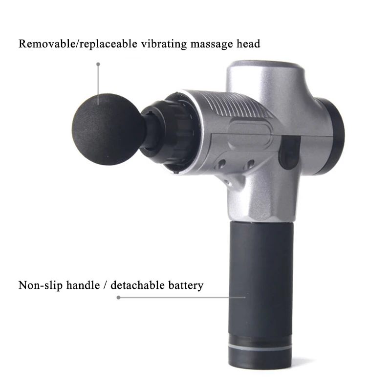 Пистолет для массажа мышц с мешком, массажер для глубоких тканей, Вибрационный массажер, терапия, упражнения, коррекция фигуры, расслабление, фитнес, облегчение боли