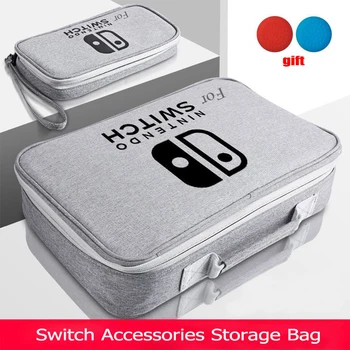 

S/M/L Switch Storage Bag For Nintendo Switch Game Console Accessories Travel Handbag For NS Protective Case Glass Film 3in1 Sets