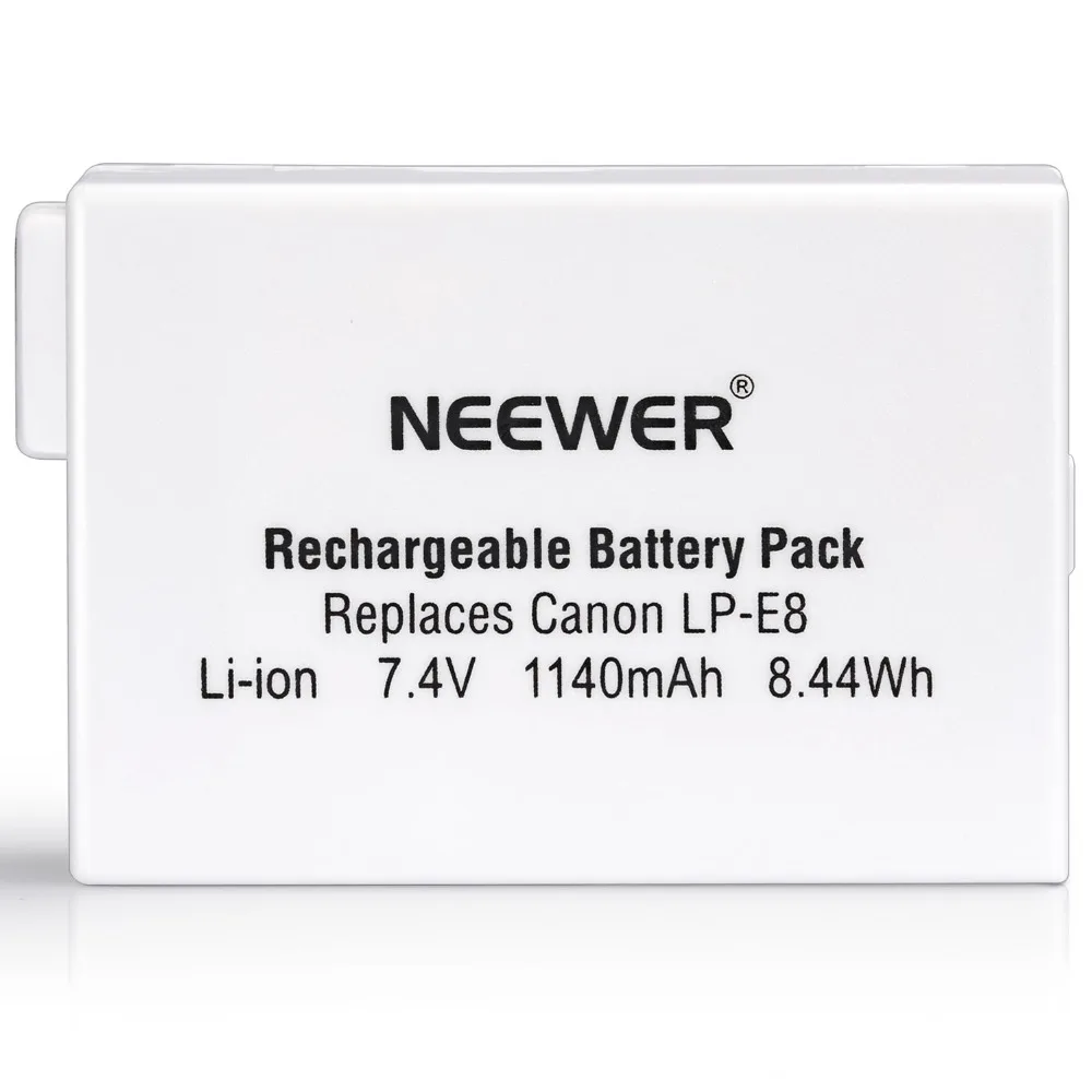 Батарейная ручка Neewer для камеры Canon EOS 550D/600D/650D/700D Rebel T2i/T3i/T4i/T5i+ 2 батареи LP-E8