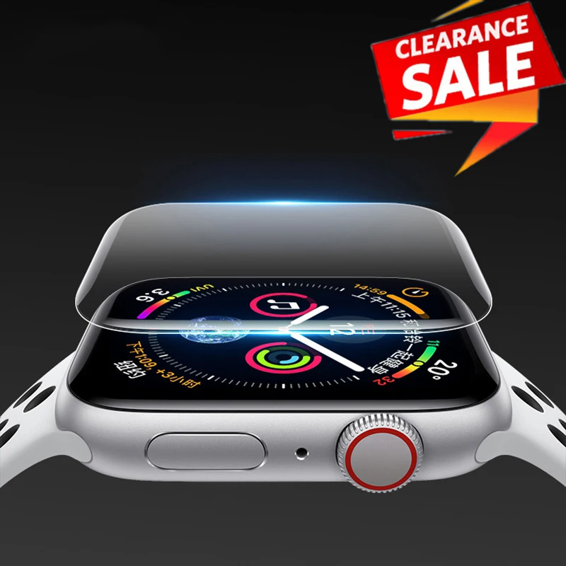 For Apple Watch Screen Protector iWatch series 6 SE 5 4 3 2 Hydrogel Full Protective Film For Apple Watch 38mm 42mm 40/44mm afbeelding