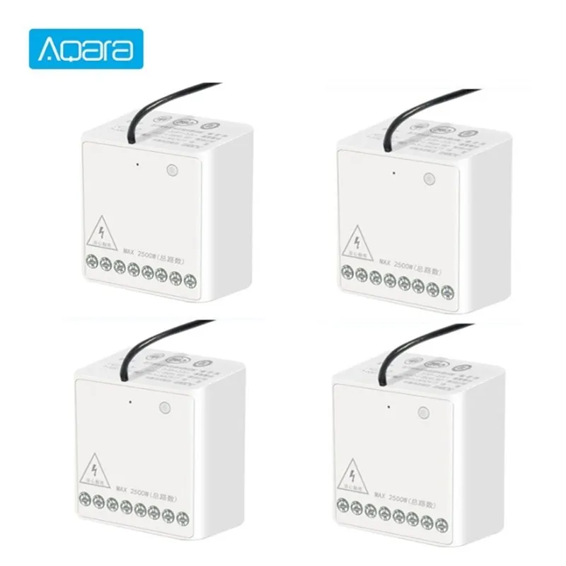  Aqara Two-way Module Smart Setting Timer Zigbee Wireless 2 Channels Relay Controller Works With MI  - 4000070259528