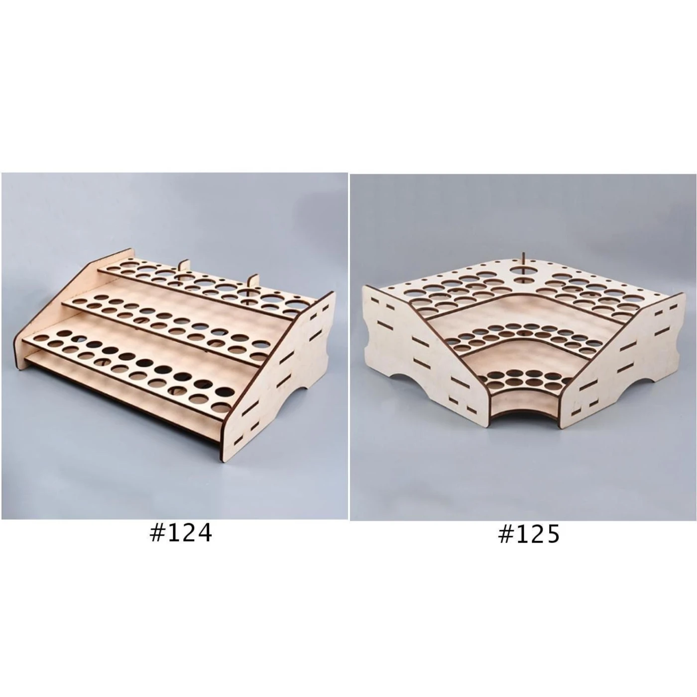 Модель пигментная бутылка для хранения с 81/74 отверстиями#125#124 DIY Basswood модульный шкаф для инструментов