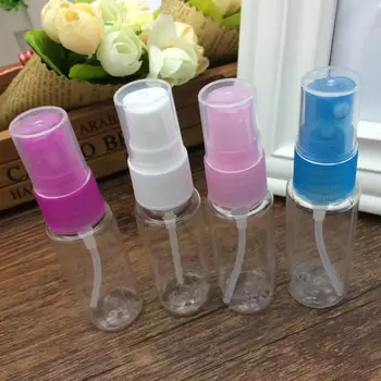 

20ml Portable Transparent Plastic Nasal Pump Spray Bottles Mist Nose Bottles Random Color