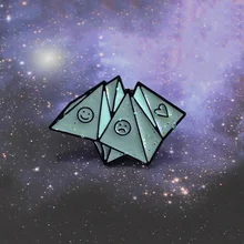 Европа и Америка Горячая Распродажа распродажа синий грузовик бумаги складной детский значок эмалированная брошь для друзей и пар подарок