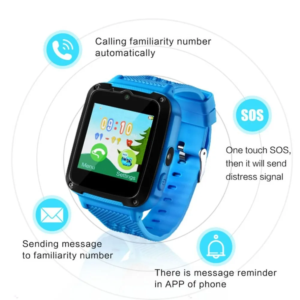 

Children's Bluetooth Smart Watch Kids Waterproof Health Sleep Security Smartband Support SIM Card Camera Clock Clearance