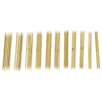 

11 Sizes 5'' (12.7cm) Double Point Bamboo Kits Knitting Needles 5 Sets (2mm - 5mm)