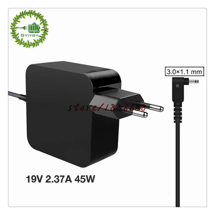 19V 2.37A 45 Вт 3,0*1,1 мм зарядное устройство для ноутбука для Asus Zenbook UX21 UX21E UX31 UX31E UX31K UX32 UX42E ADP-45AW N45W-01 AC Мощность адаптер