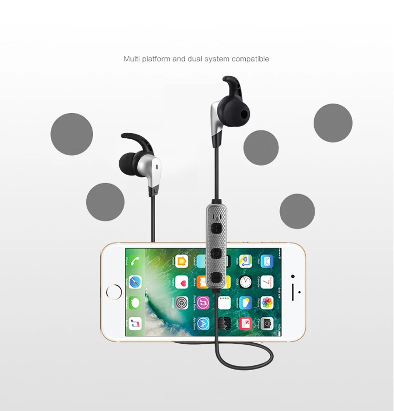 YCH-09 сзади Висячие Bluetooth 4,1 CV6.0 пыленепроницаемые шумоподавление спортивные наушники подключенные ПК Android IOS Смартфон Гарнитура