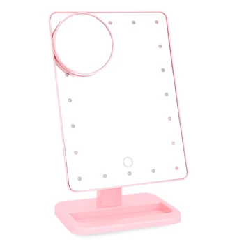 

Beauty Cosmetic Make Up Illuminated Desktop Stand Mirror With 20 LED Light With Exquisite And Elegant Appearance