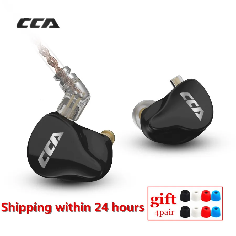 Новинка CCA CA16 1DD 7BA гибридные наушники HIFI бас вкладыши монитор гарнитура с