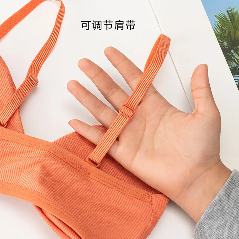 3D Sexy Lingerie Seamless Sport Bra Strapless Top Bra Push Up Bralette Brassiere Women Underwear thread wrapped lady beauty vest