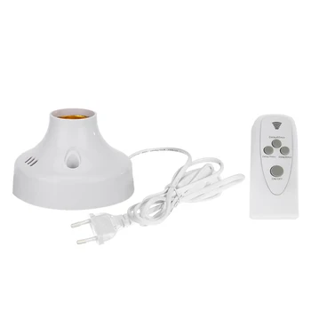 

Wireless Control Bulb Lamp Holder Holder White E27 Base Lamp Socket Adjustable E27 Conversion Light Base Socket