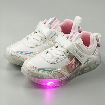 

bessky/White fashionable shoes for children, comfortable casual shoes with pu texture for girls, and fashionable shoes for babie