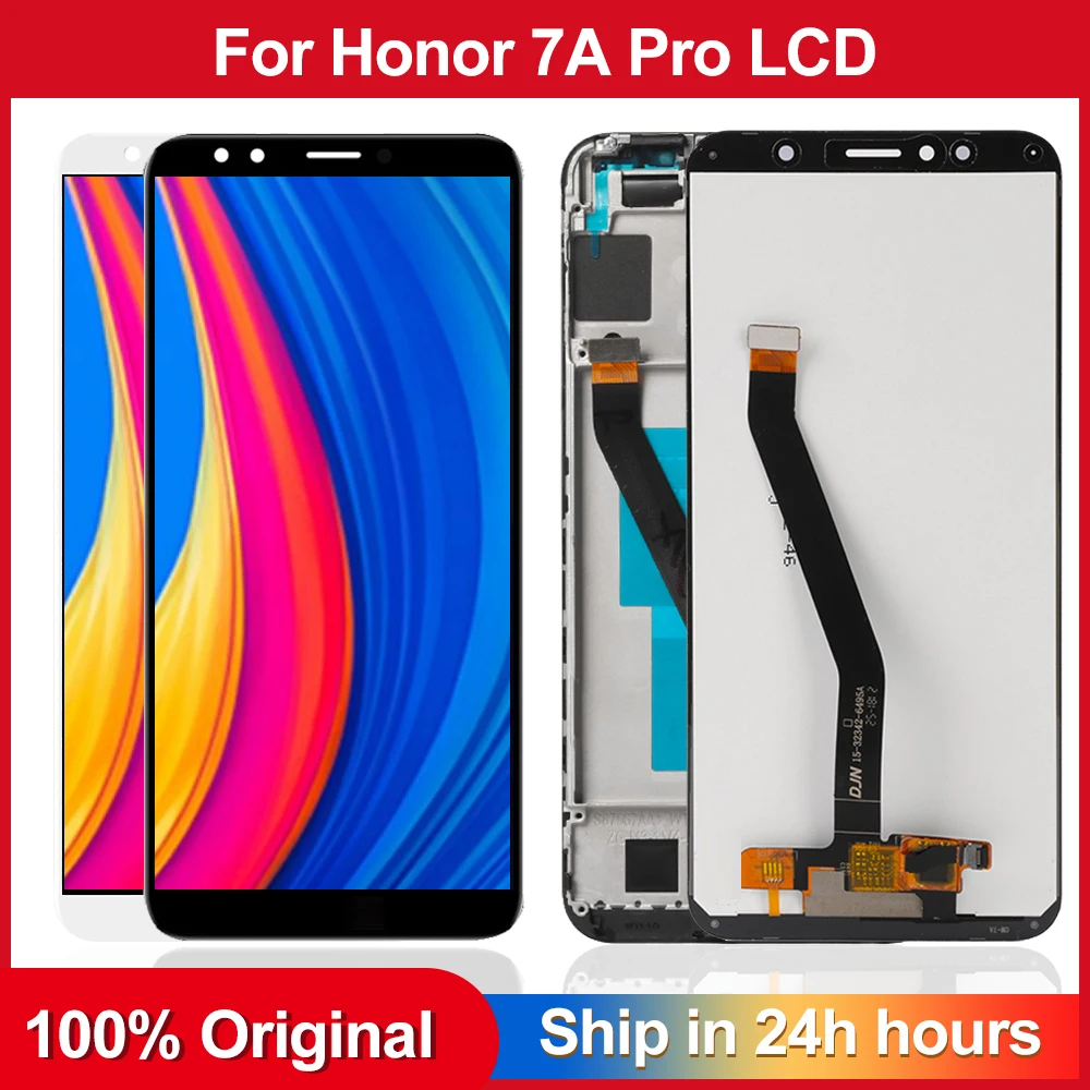 Оригинальный сенсорный ЖК дисплей 5 7 дюйма для Huawei Honor 7A Pro цифровой