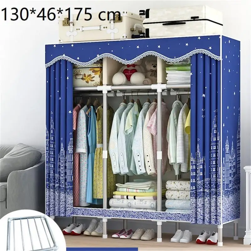 Kleiderschrank Armario Tela Meuble Armoire De Rangement Moveis Para Casa Guarda Roupa шкаф для спальни мебель гардероб - Цвет: MODEL Q