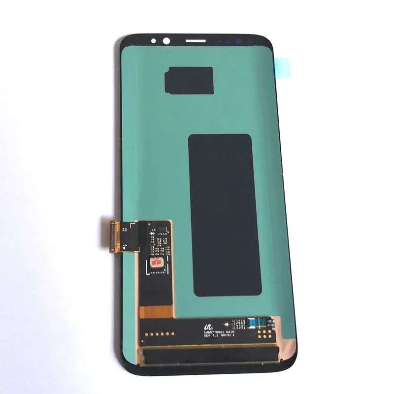 Amoled для Samsung Galaxy S8 G950F G950 G950FD ЖК-экран+ Дисплей+ Сенсорная стеклянная рамка в сборе Замена Amoled