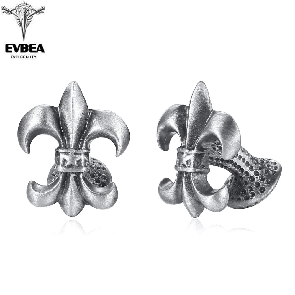 

EVBEA Scout Emblem Cufflinks for Men Button Silver Shirt Jewelry Environmentally Friendly Tin Alloy Cuff Cufflink
