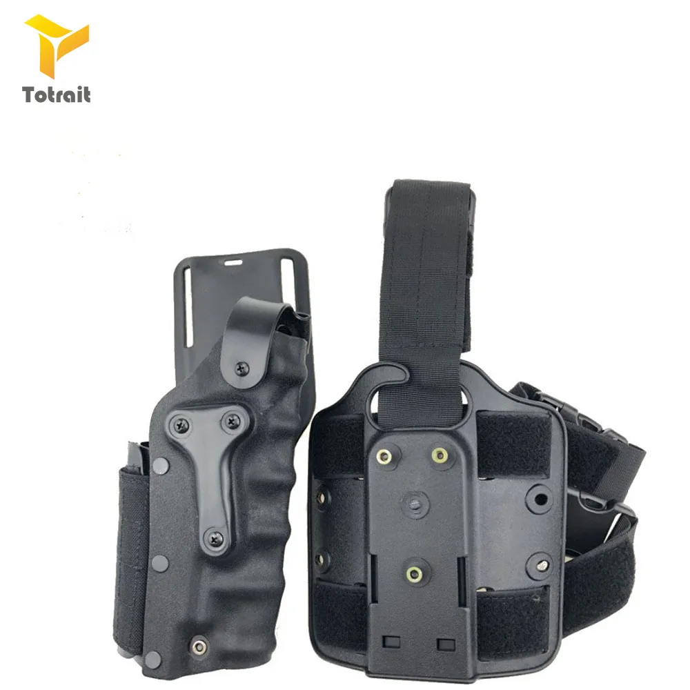

TOtrait Adjustable Sa-3280 Type Glock17/ 1911/ M9/p226 leg Platform Fit For Right Hand Tactical Hunting Drop Leg Holster