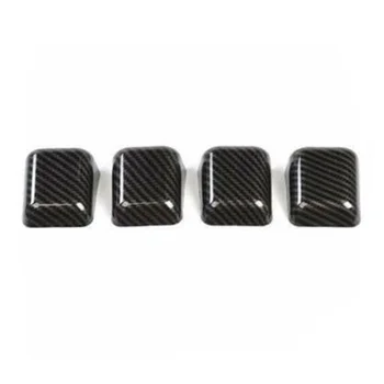 

4pcs Roof Grab Handle Trim Auto Decor Black For Dodge Challenger 2015-19