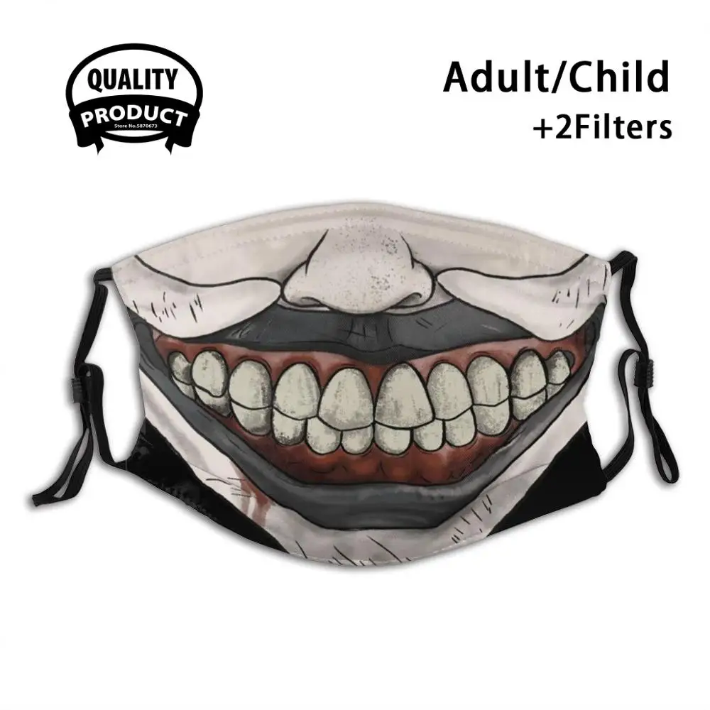 Пылезащитная маска для лица Twisty'S Smile (Ahs) моющаяся с фильтром перезаряжающаяся