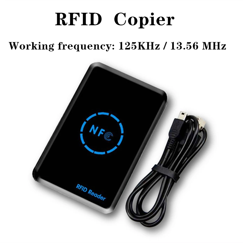 NFC считыватель смарт карт писатель RFID Копир/Дубликатор 125 кГц 13 56 МГц USB
