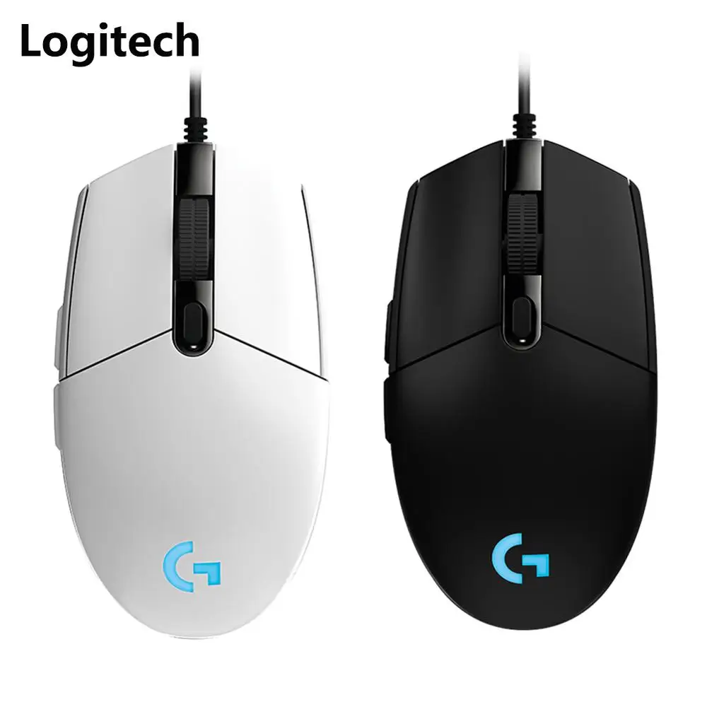 Игровая мышь Logitech G102, регулируемая, 8000DPI, RGB, программируемая, механическая, проводная мышь, игровая мышь для окна ноутбука|Мыши| | АлиЭкспресс