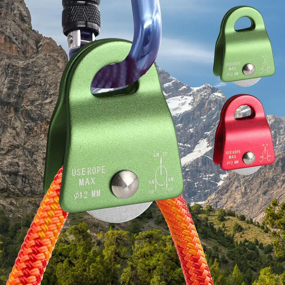 Outdoor Climbing Pulley Lightweight Hot-forged Aluminum-Magnesium Alloy For Rescue Lifting Hitch Ten | Спорт и развлечения