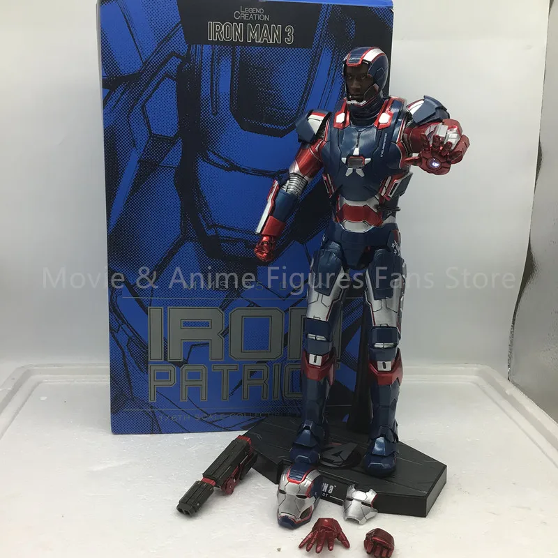 Iron Man Patriot Led Light Up Sound Control Toy Figure Doll New In Box 