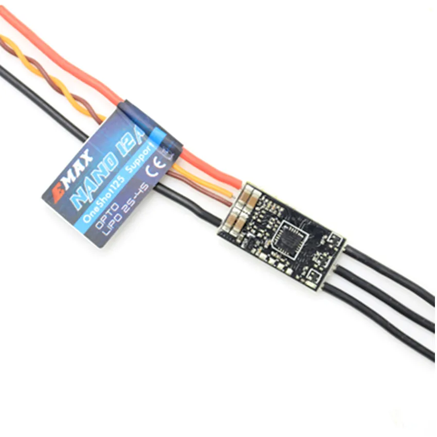 Emax Nano 12A бесщеточный ESC QAV250 маленький 4-осевой совместимый с Pixhawk/Skyline32/Naze32 CC3D FC
