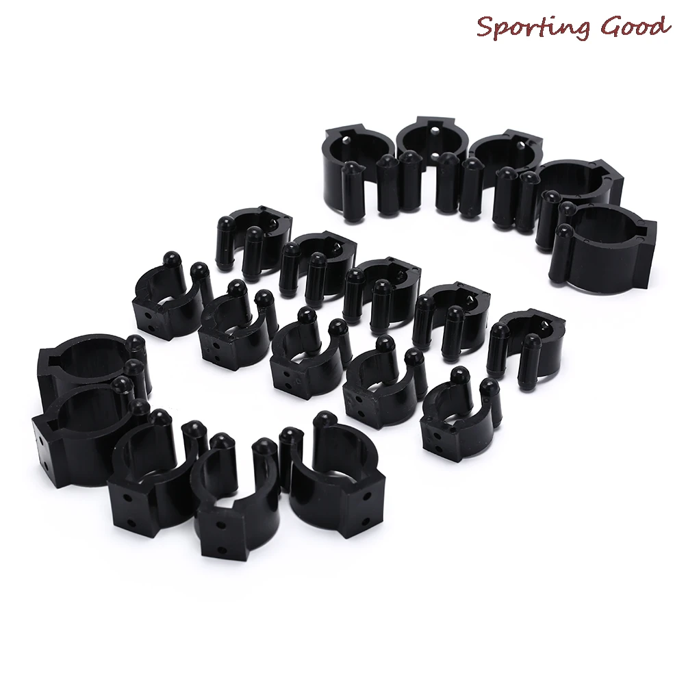 10PCS Plastic Billiards Snooker Cue Locating Clip Holder For Pool Cue Racks Set Snooker Accessories Size M L