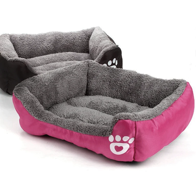 

Winter soft Cat mat square warm pet pad dog bed breathable small medium and large dog Nest Waterproof Kennel detachable washable