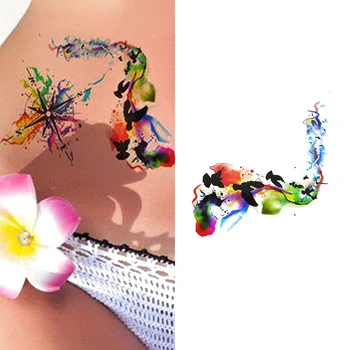 

Disposable Tattoo Sticker Waterproof Color Anime Dream Star Color Animal Tattoo Sticker Personality Tattoo Sticker