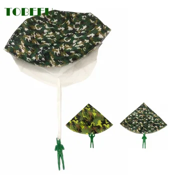 TOBEFU Hand Throwing Mini Soldier Parachute Toys For Kids Fun Play Outdoor Sports Game Children's Educational Gifts 1