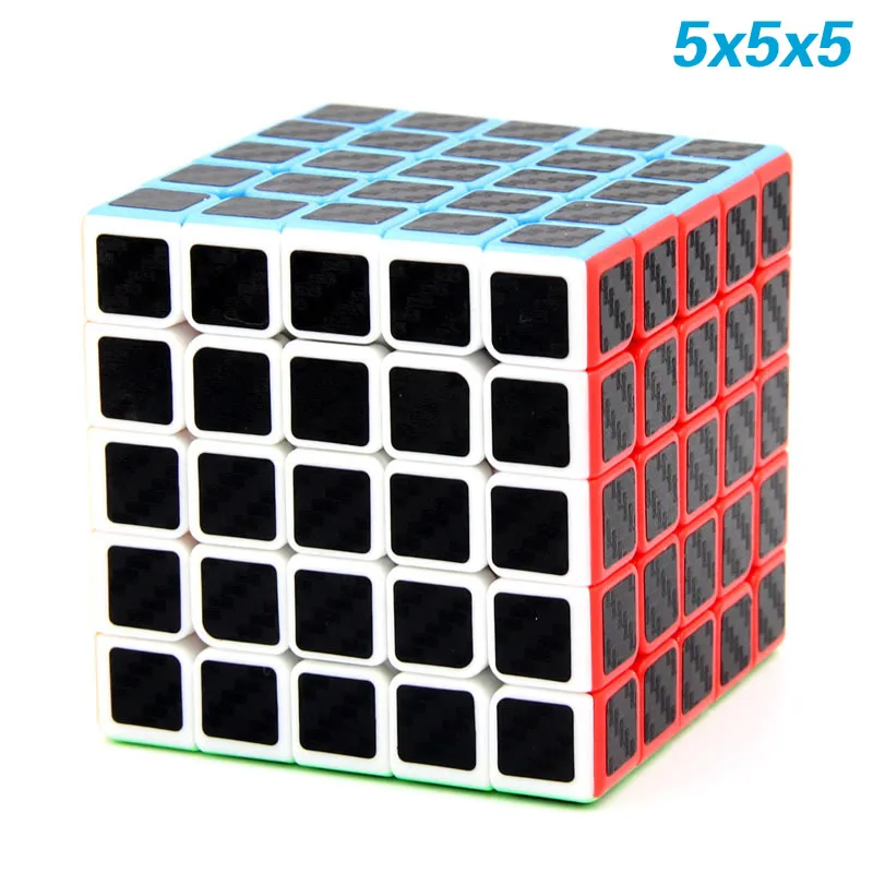 5x5x5 ShengShou Легенда углеродного волокна Стикеры 2x2x2 3x3x3, 4x4x4, 5x5x5, волшебный куб, набор 2x2/oneplus 3/OnePlus x 3 4x4 5x5 скоростная головоломка, развивающие игрушки - Цвет: 5x5x5