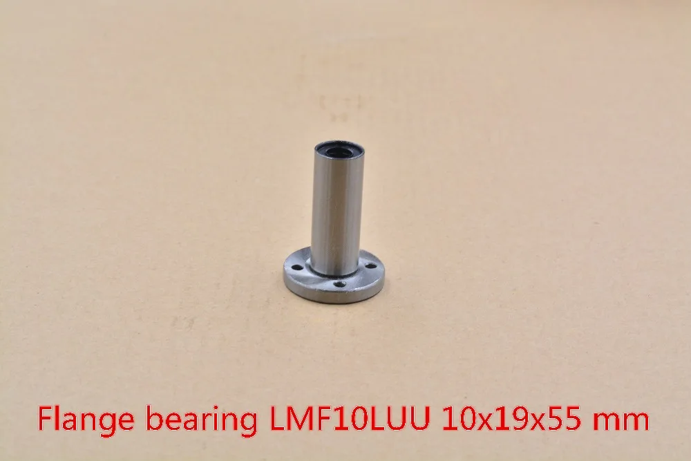 

LMF10LUU 10 мм x 19 мм x 55 мм круглый фланец длинный Линейный шарикоподшипник для стержневого вала 10 мм ЧПУ 1 шт.