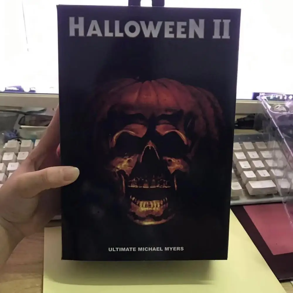 18 см 2019 Новинка Neca Хэллоуин II Ultimate Майкл Майерс Тыква фигурка игрушка кукла для