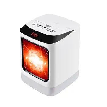 

Car Heater With Colorful Lights Ptc Aluminum Platinum Pattern Heating Sheet Cnc Display Intelligent Constant Temperature