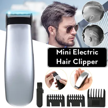 

Mini Professional Hair Clippers Barber Haircut Sculpture Cutter Razor Trimmer Adjustable Cordless Edge for Men